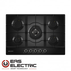 ENCIMERA CRISTALGAS EAS ELECTRIC 5 FUEGOS NEGRA