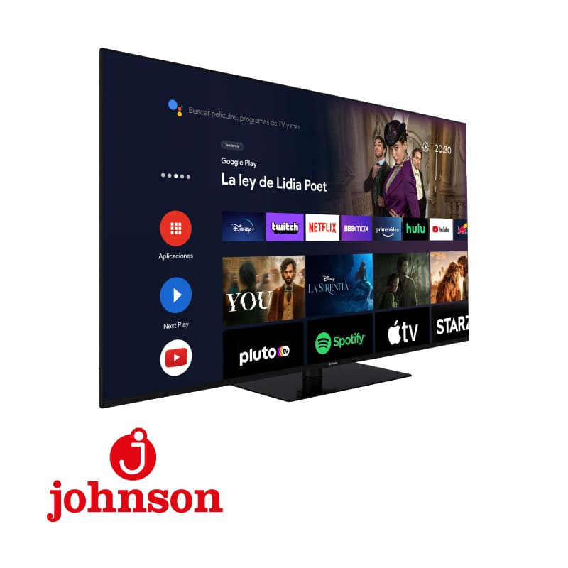 TV 70" JOHNSON QLED ANDROID SERIE CORONA