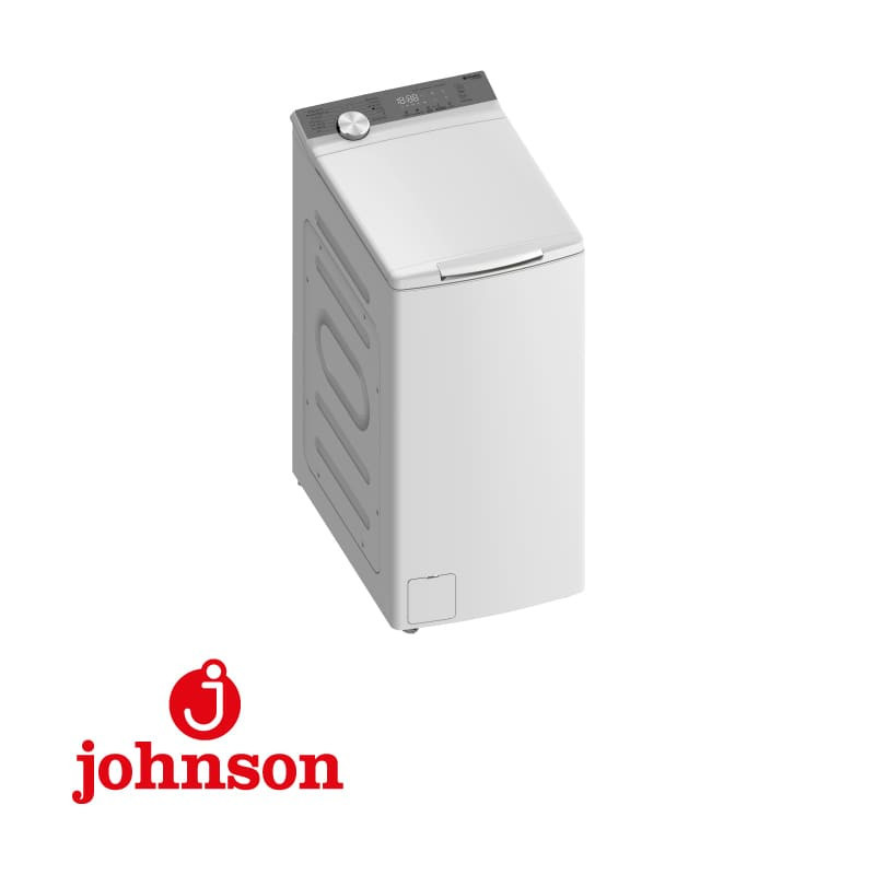 LAVADORA JOHNSON CARGA SUPERIOR 8KG CLASE A 1300RPM