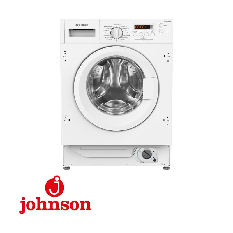LAVADORA JOHNSON INTEGRABLE 8KG INVERTER CLASE A