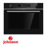 HORNO CON MICROONDAS JOHNSON 45cm CRISTAL NEGRO