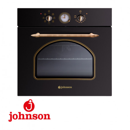 HORNO RUSTICO NEGRO JOHNSON MULTIFUNCION 6 FUNCIONES