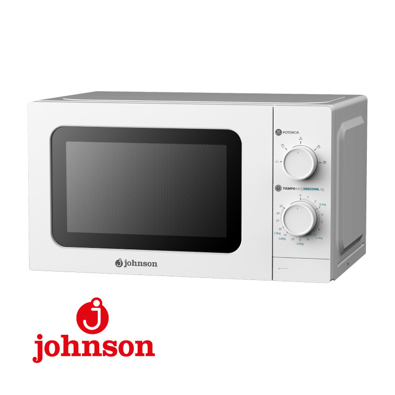 MICROONDAS JOHNSON 700W 20L BLANCO