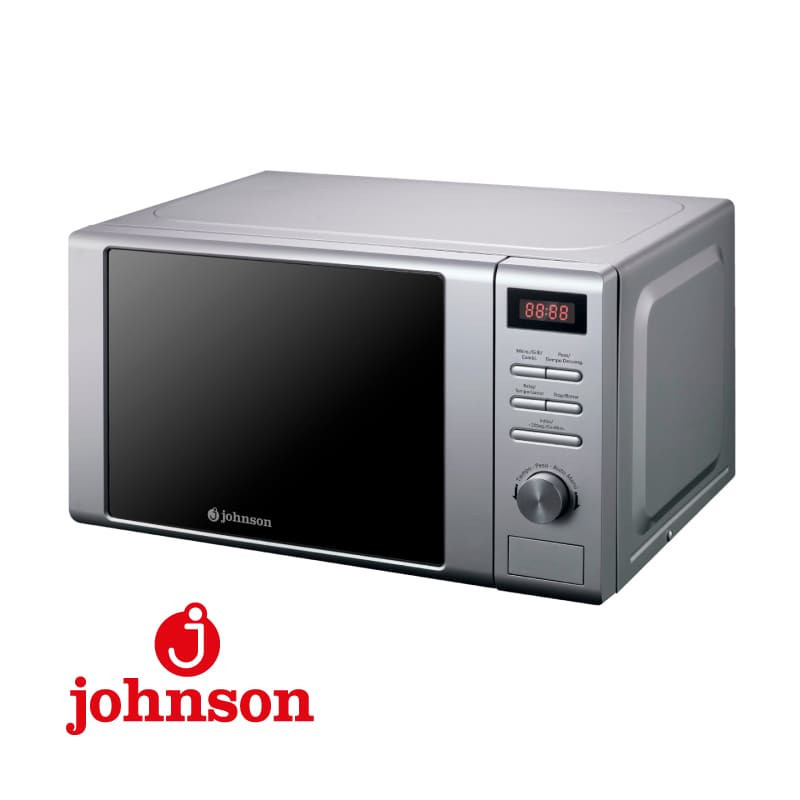 MICROONDAS JOHNSON 700W 20L GRILL 1000W DISPLAY SILVER